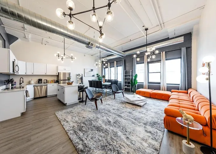 Luxury 6br Loft Perfect For 12 Guests With Skyline Views, Optional Parking And Gym Access Near Mccormick Place And Soldier Field Apartamento *